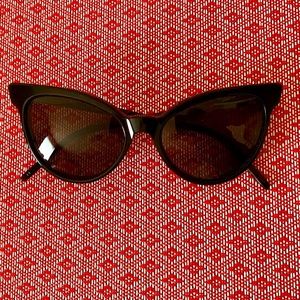 Wildfox La Femme Cat-Eye Tortoise Sunglasses